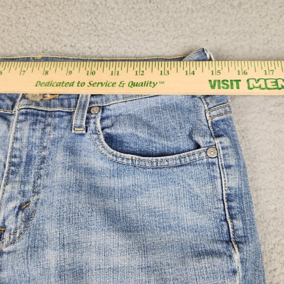 Levi's Jeans Women's 8M Blue Curvy 515 Boot Cut Light Wash Stretch Denim Pants - Picture 3 of 14